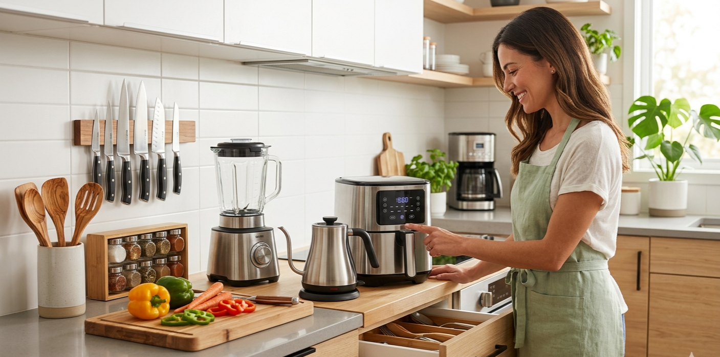 Modern smart kitchen tools and functional gadgets for efficient home cooking - Jazl Kitchen Essentials