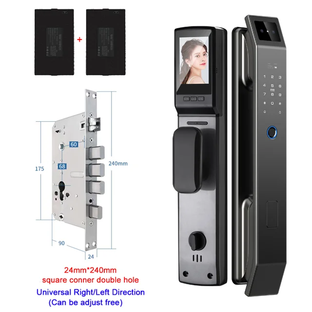 Jazl™ Smart Door Lock — 3D Face Recognition, Fingerprint, PIN & Camera | Keyless Entry Smart Home Security