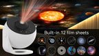 Galaxy Star Projector – 12-in-1 Rotating Planetarium Night Light for Bedroom & Kids