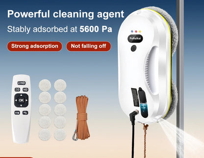 Anti-fall safety rope window cleaning robot protection