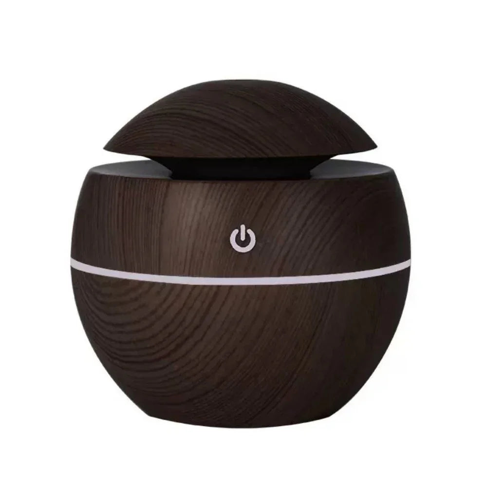 Smart Desk Humidifier Ultrasonic Cool Mist – Essential Oil Diffuser with Touch Control & Ambient RGB Lighting for Bedroom & Office