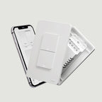 MOES Tuya WiFi Smart Light Switch – Single Pole Wall Switch Compatible with Alexa & Google Home (Neutral Wire Required)