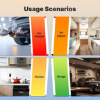 3-in-1 Carbon Monoxide Detector Plug-in – CO Alarm with Temperature & Humidity Display, Home Safety Monitor
