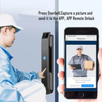 Jazl™ Smart Door Lock — 3D Face Recognition, Fingerprint, PIN & Camera | Keyless Entry Smart Home Security