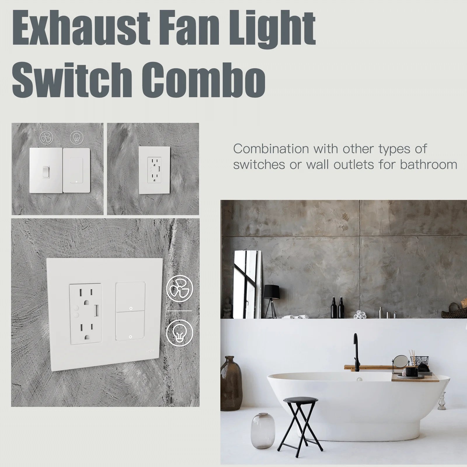 Zigbee Smart Light Switch – Tuya Smart Life Wall Switch (No Neutral Required) Works with Alexa & Google Home