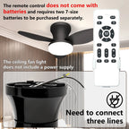 Smart Ceiling Fan with Light – 6-Speed Reversible Quiet Fan with Dimmable LED & Remote Control for Bedroom
