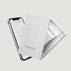 MOES Tuya WiFi Smart Light Switch – Single Pole Wall Switch Compatible with Alexa & Google Home (Neutral Wire Required)