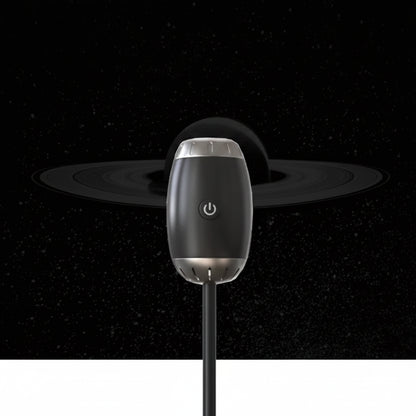 Car ambient light with power symbol on a dark background
