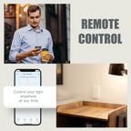 MOES Tuya WiFi Smart Light Switch – Single Pole Wall Switch Compatible with Alexa & Google Home (Neutral Wire Required)