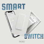 MOES Tuya WiFi Smart Light Switch – Single Pole Wall Switch Compatible with Alexa & Google Home (Neutral Wire Required)