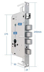 Jazl™ Smart Door Lock — 3D Face Recognition, Fingerprint, PIN & Camera | Keyless Entry Smart Home Security