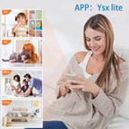 Mini WiFi Security Camera 1080P – Indoor HD Surveillance Cam with Night Vision & 2-Way Audio