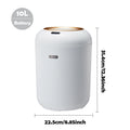 Modern Touchless Smart Trash Can – 10L Automatic Motion Sensor Waste Bin for Bathroom, Bedroom, and Home Office