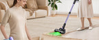 Cordless Vacuum Cleaner 500W 55KPa – Self-Standing Stick Vacuum with LED Display, 60 Min Runtime, Anti-Tangle Brush for Pet Hair & Carpet Cleaning