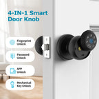 Jazl™ Smart Door Lock — Fingerprint, App Control & Touchscreen Keypad | Keyless Entry Electronic Door Lock for Home & Office Security