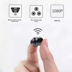 Mini WiFi Security Camera 1080P – Indoor HD Surveillance Cam with Night Vision & 2-Way Audio