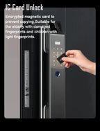 Jazl™ Smart Door Lock — 3D Face Recognition, Fingerprint, PIN & Camera | Keyless Entry Smart Home Security