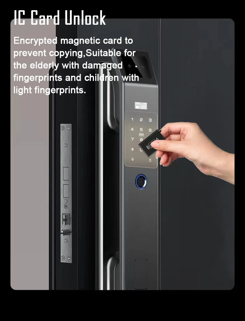 Jazl™ Smart Door Lock — 3D Face Recognition, Fingerprint, PIN & Camera | Keyless Entry Smart Home Security