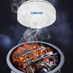 Digital Carbon Monoxide Detector – Battery Powered CO Alarm with LCD Display & Sound Warning for Home Safety