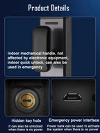 Jazl™ Smart Door Lock — 3D Face Recognition, Fingerprint, PIN & Camera | Keyless Entry Smart Home Security
