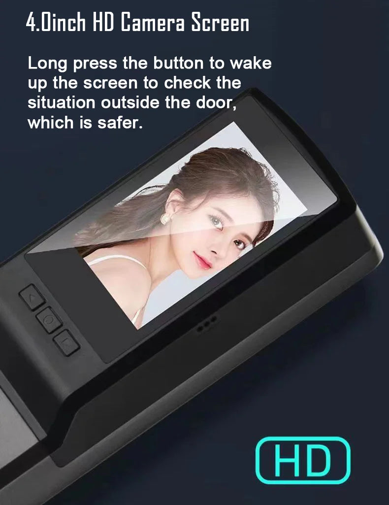 Jazl™ Smart Door Lock — 3D Face Recognition, Fingerprint, PIN & Camera | Keyless Entry Smart Home Security