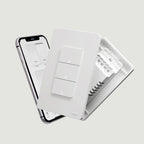 MOES Tuya WiFi Smart Light Switch – Single Pole Wall Switch Compatible with Alexa & Google Home (Neutral Wire Required)