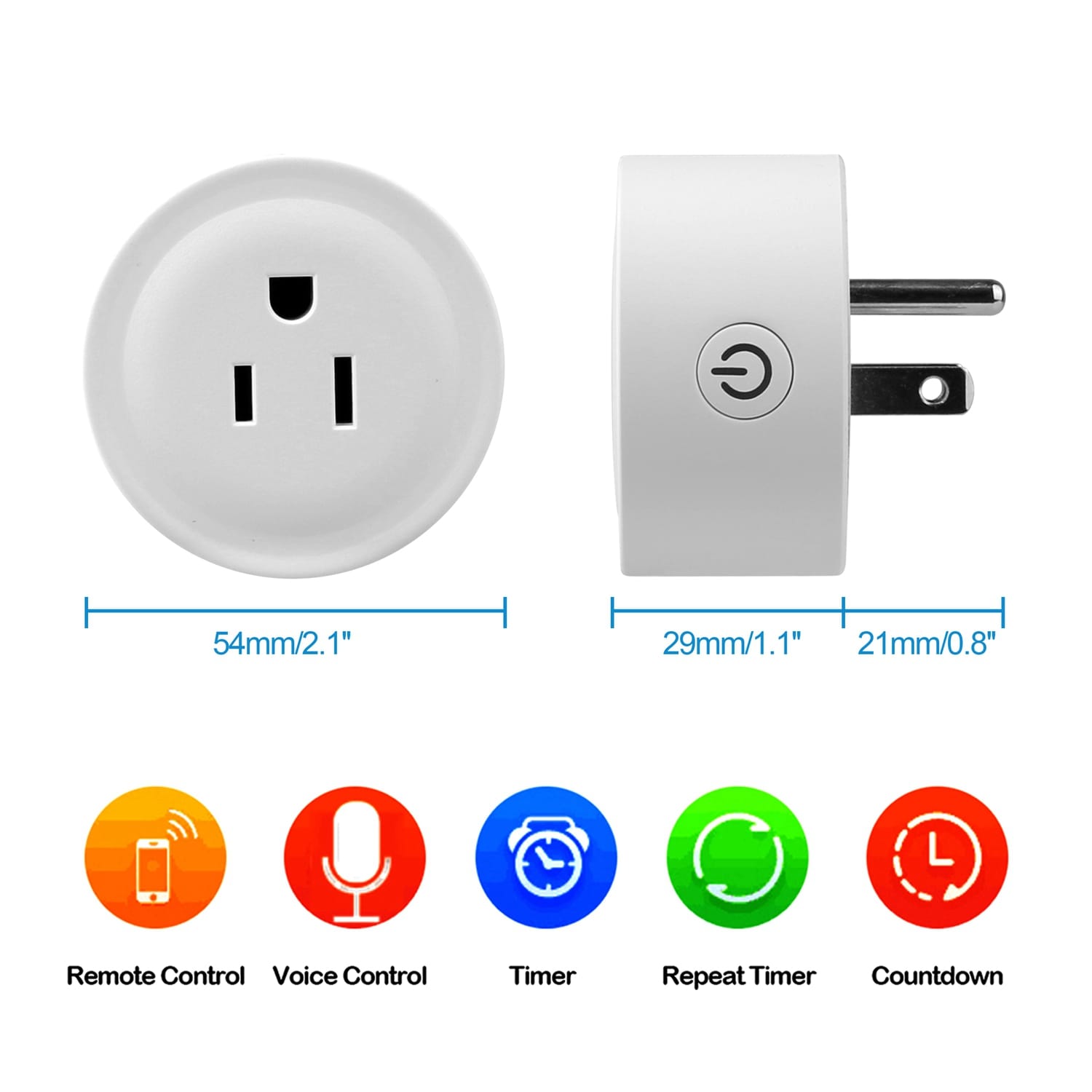 Smart Plug Controlling Lamp Coffee Maker Fan in Modern Smart Home