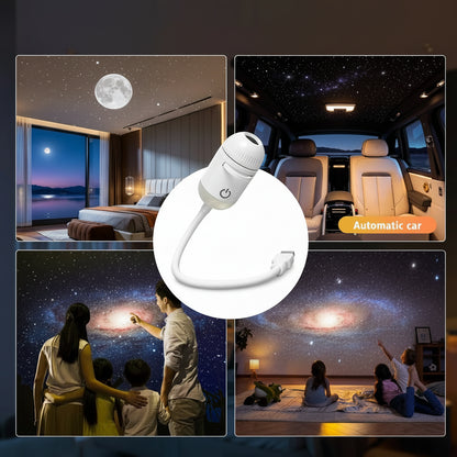 White light bulb with applications in bedroom, automatic car, surprise, and children's room.