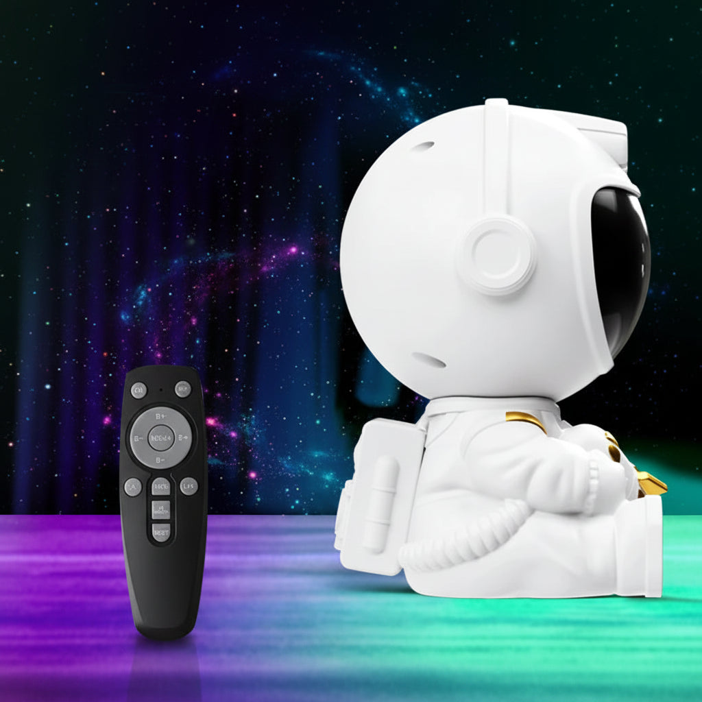 White robot figure with control methods explained on a dark background