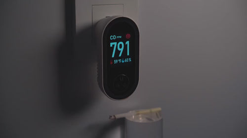 3-in-1 carbon monoxide detector and CO alarm for smart home safety